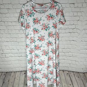 Lularoe Jessie floral dress size medium